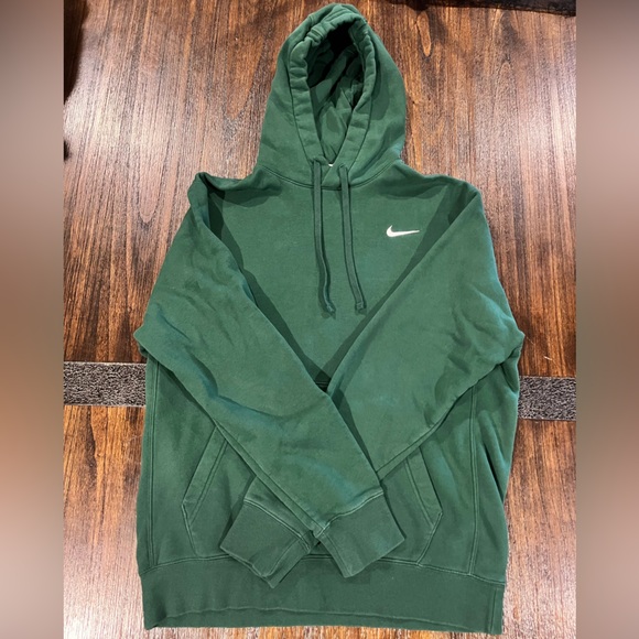 Nike Forest Green Men's Hoodie - Picture 1 of 3